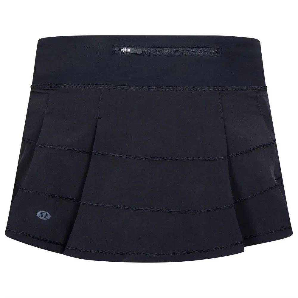 lululemon x TRENDYGOLF Womens Pace Rival Mid-Rise Skirt Black - 2023 size 10